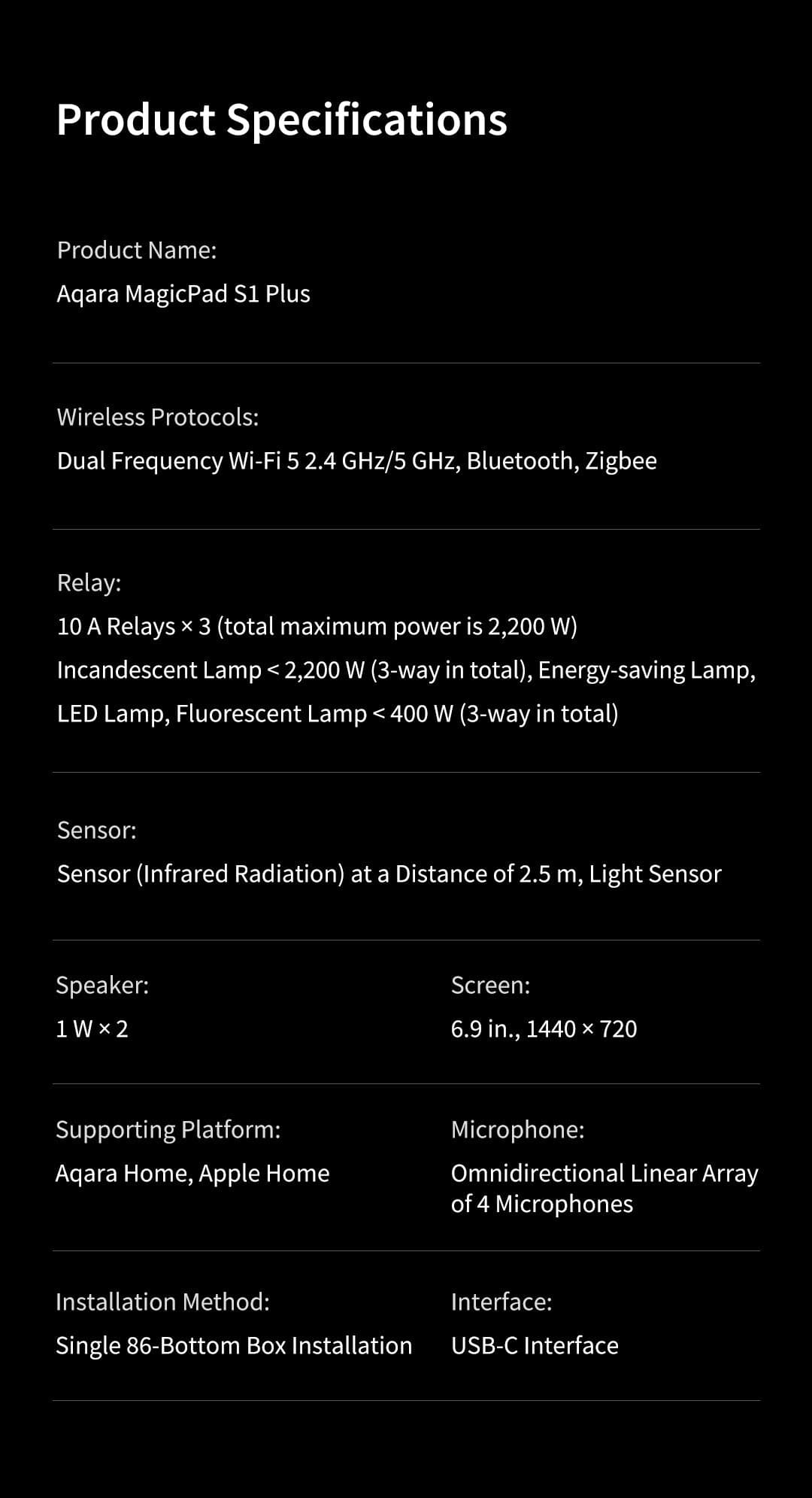 Aqara MagicPad S1 Plus Smart Wall Controller — detail 15