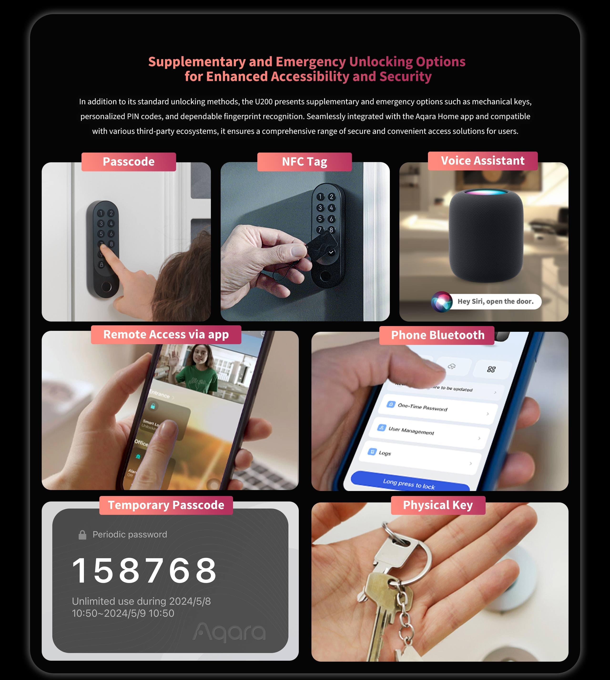 Aqara Smart Lock U200 Kit — detail 7