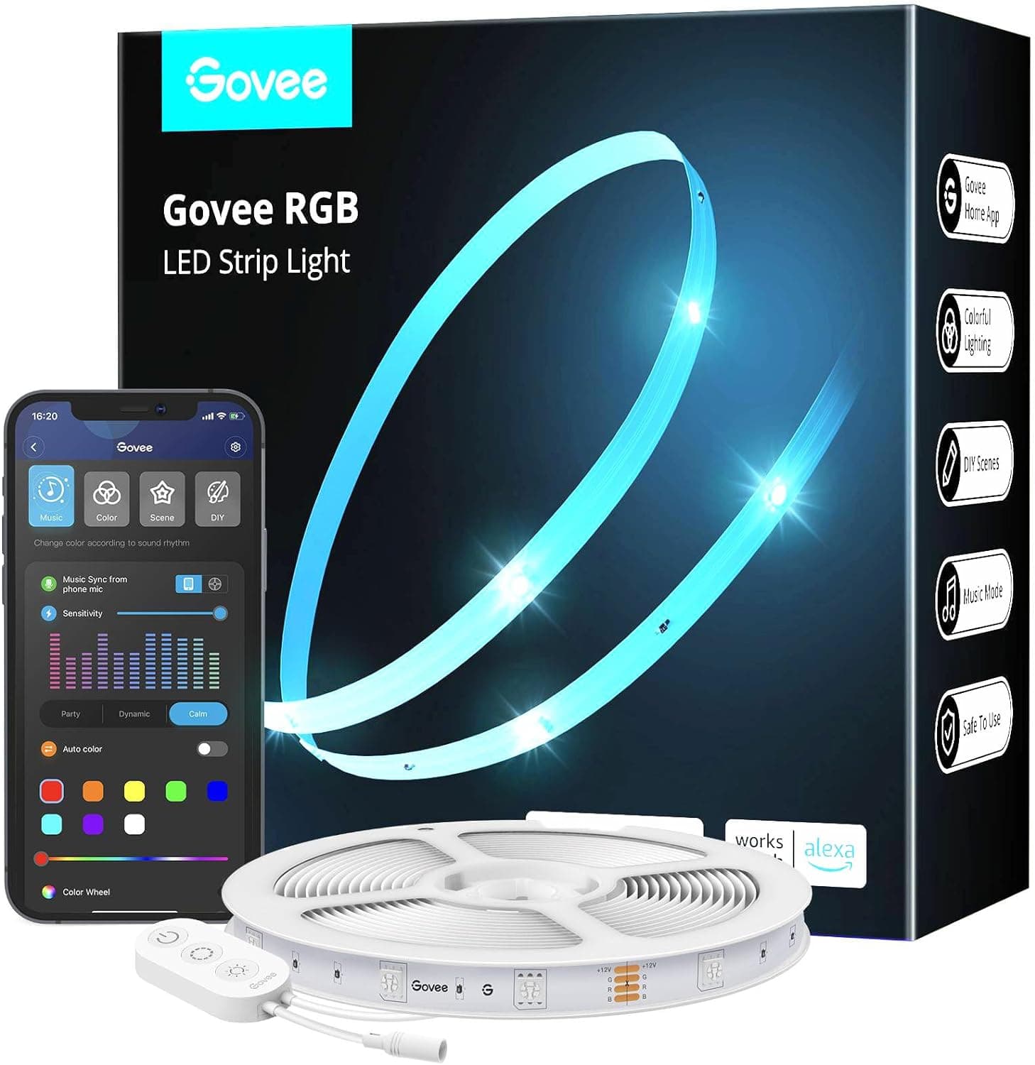 Govee LED Strip 5m Smart RGB WiFi LED Strip — detail 1