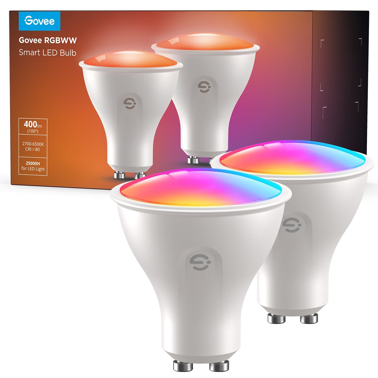Govee RGBWW Smart Light Bulbs GU10 — detail 1