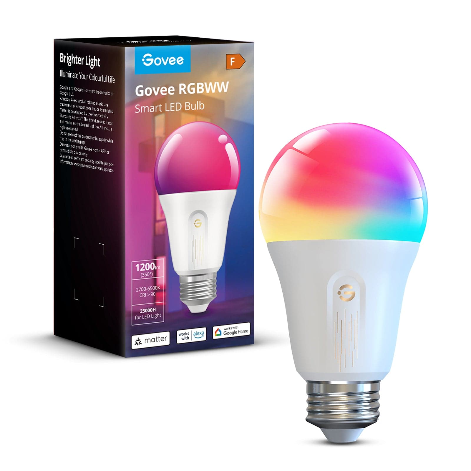 Govee Smart Bulb E27 A21 1600lm (2 Pack) — detail 1