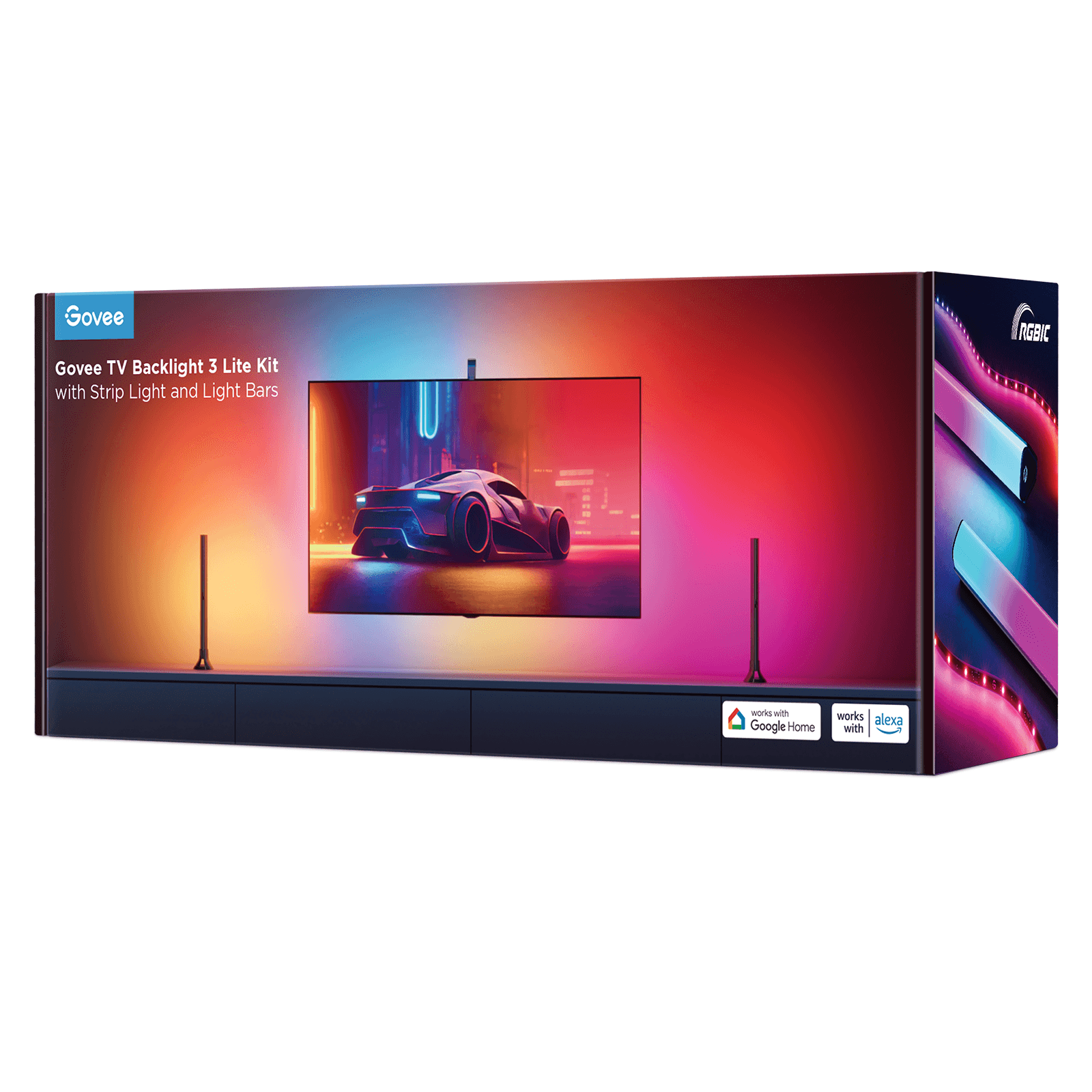 Govee TV Backlight 3 Lite Kit With Strip Light and Light Bar — detail 2