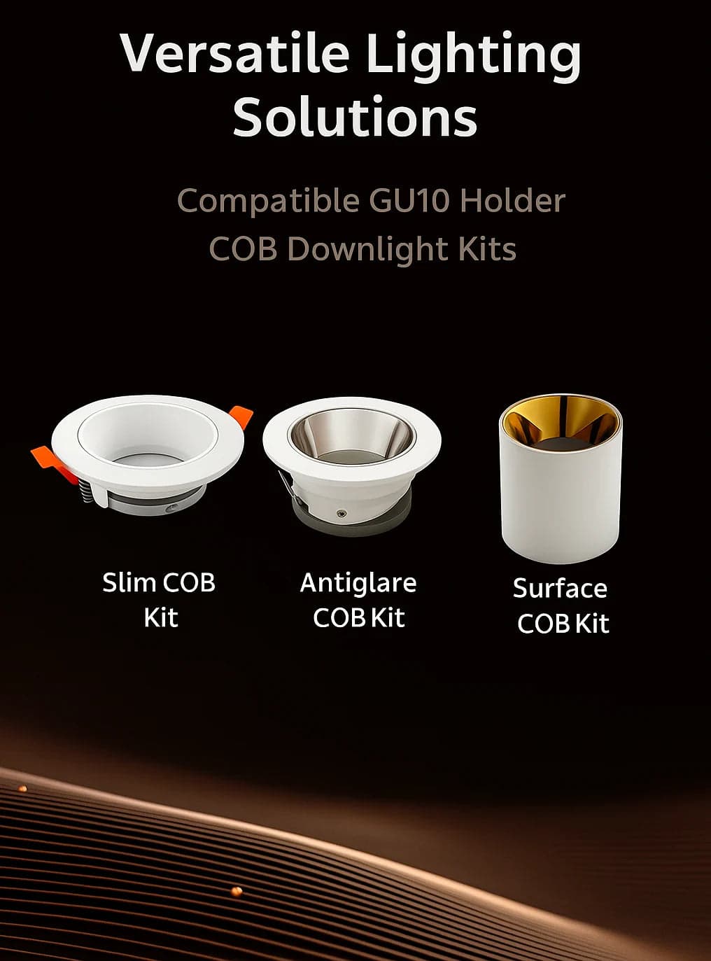 GU10 Holder COB Downlight Kit with GU10 Connector — detail 12